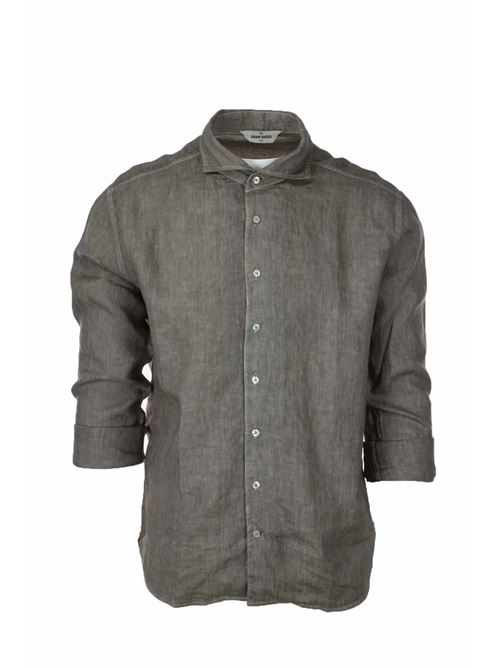 Camicia manica lunga lino lavato Gran Sasso | Camicie | 6118350002140